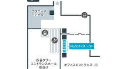 【テレキューブ】コモレ四谷の個室型ワークブース（101-02）です。視線と音を遮る、プライベートな集中環境。の写真3