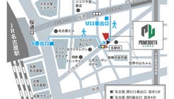 ＜Ｐrime  Ｂooth名古屋駅前No.1（ラージ）＞名古屋駅U11番出口徒歩1分🚃建物内コンビニ1階🏪完全個室💼Wi-Fi📶の写真2