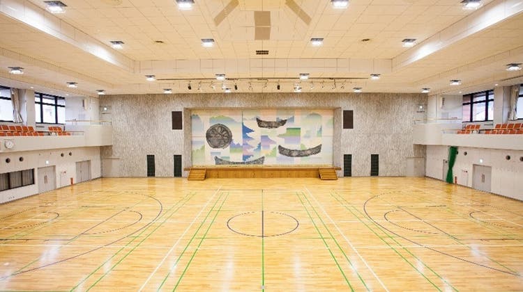 日高文化体育館の写真1