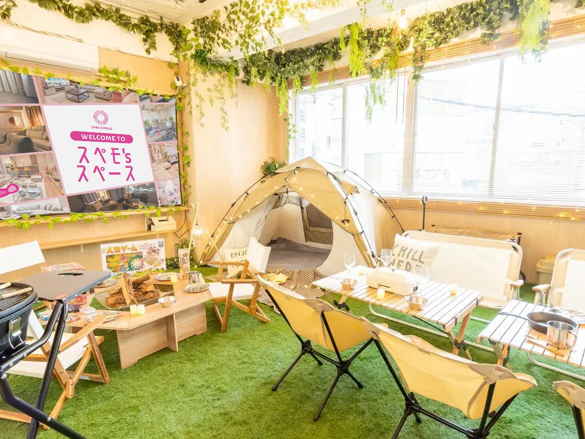 KIMAGURE-Camp大阪難波2ndの内観