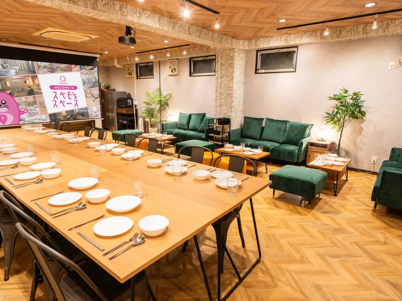SpemoLounge大阪難波の内観