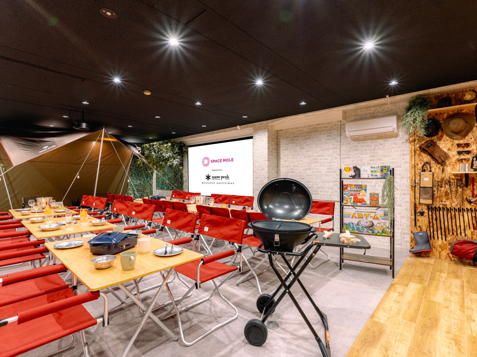 SpemoCampingSpace大阪難波の内観