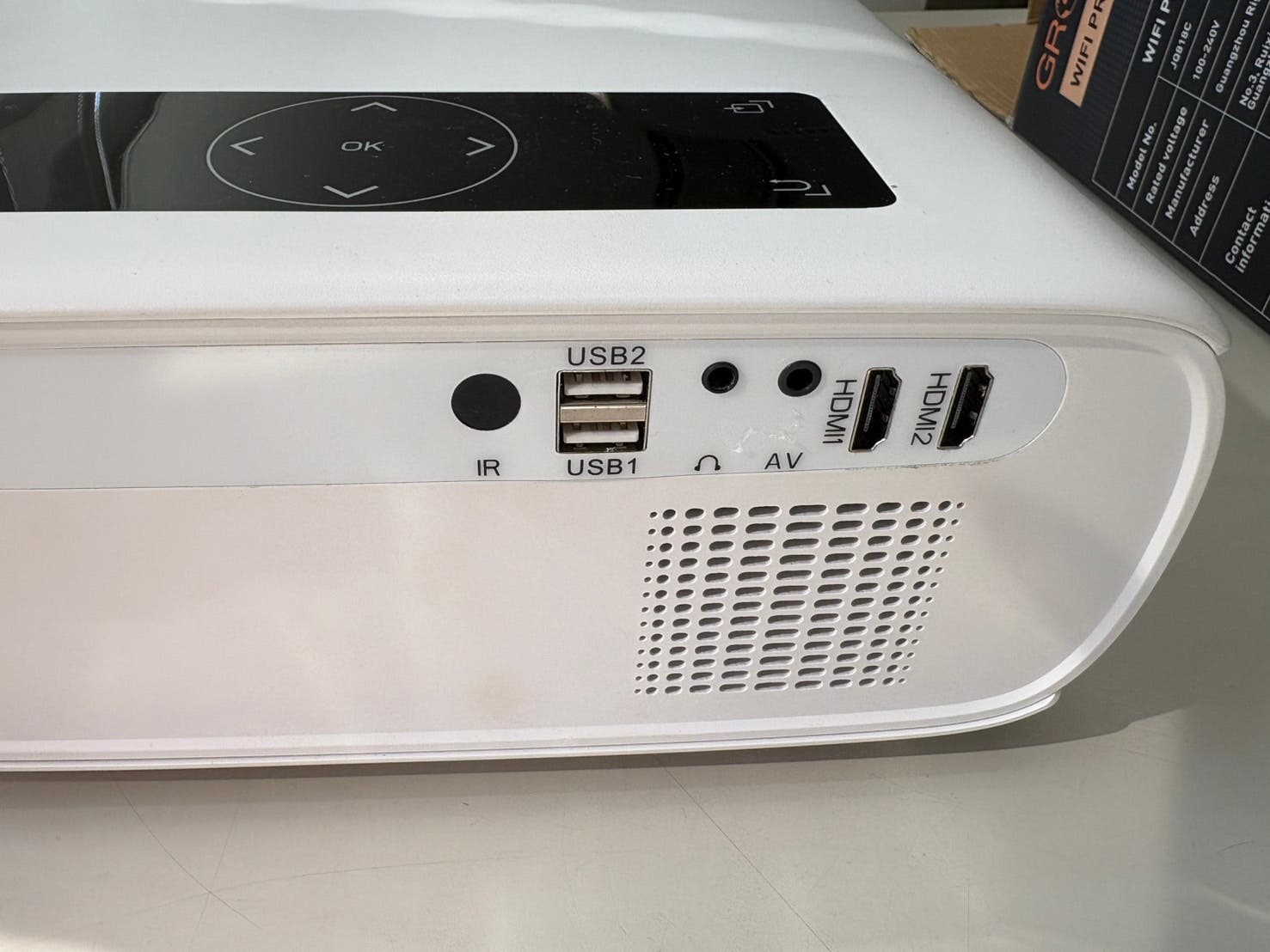 プロジェクターの画像2