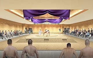 相撲場(本土俵)
