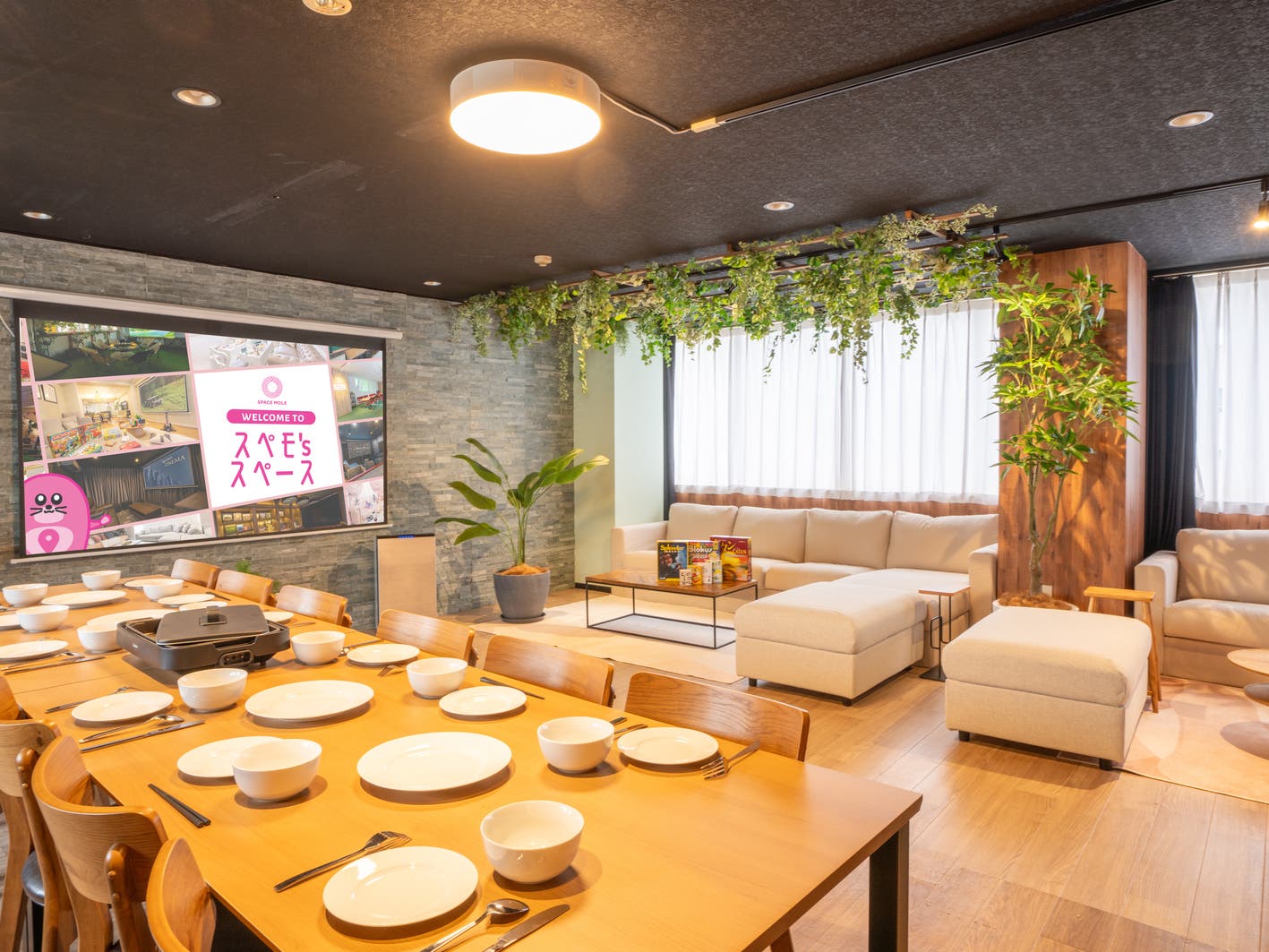 SpemoLIVING大阪難波2ndの内観