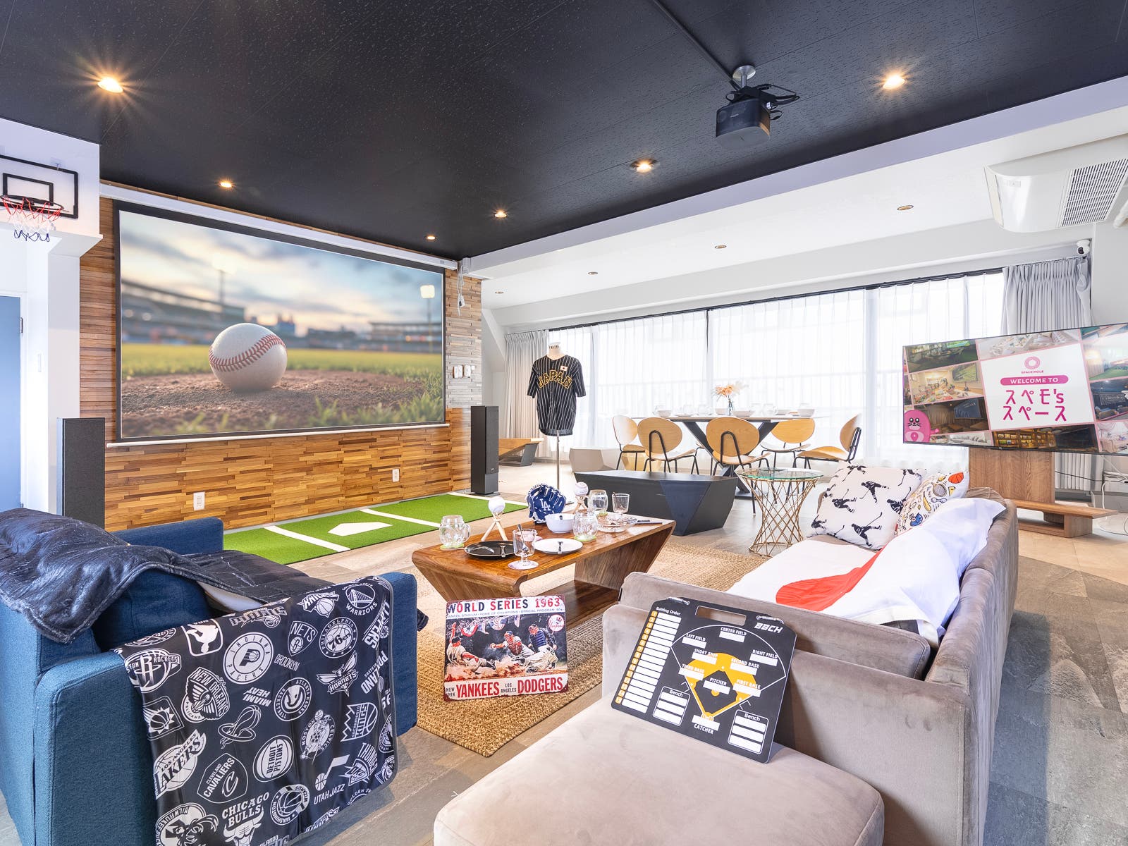 Sports View BASEの内観