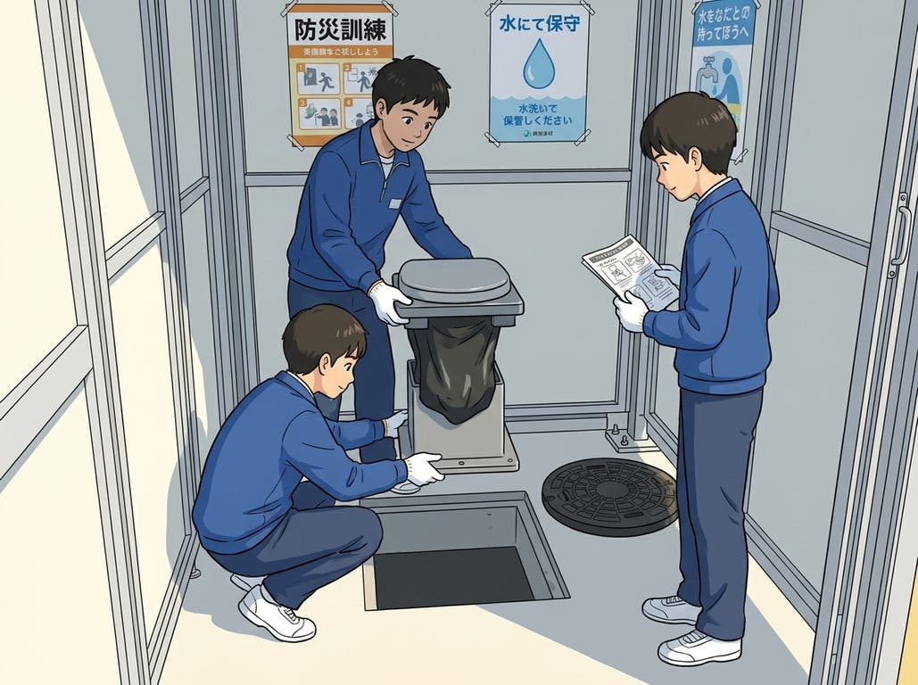実際に触って学ぶ！防災設備設置体験～