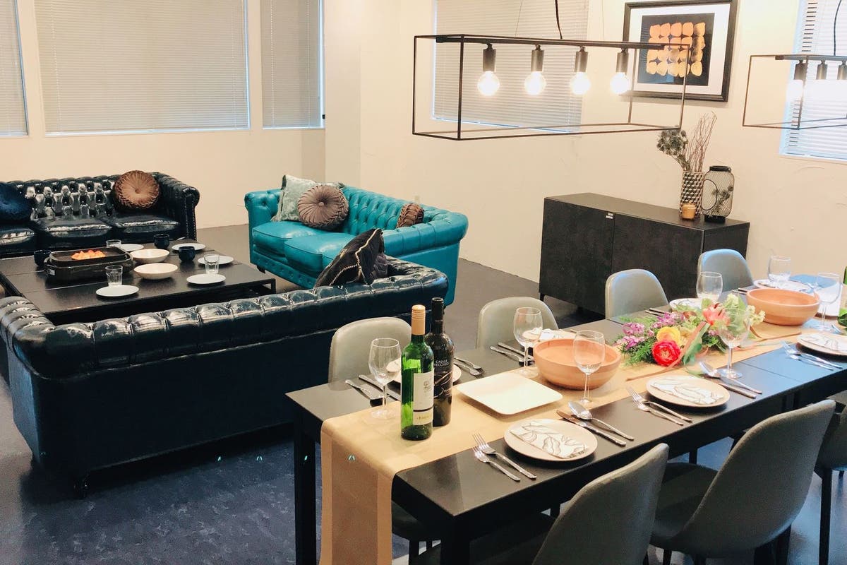 145 スぺレン六本木 窓開閉 換気 除菌グッズ パーティー 最大名 朝まで キッチン 女子会 会議 スペースマーケット