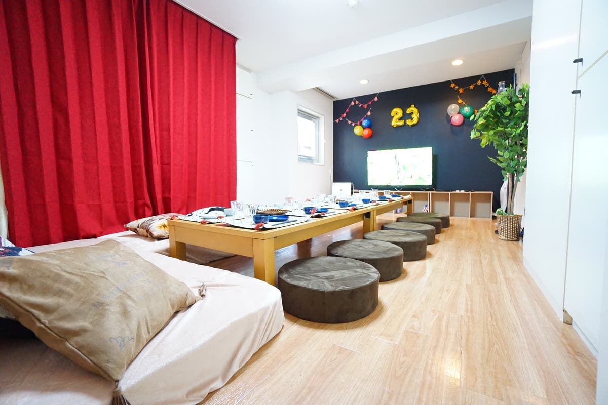 光回線導入 メトロミニッツ渋谷 除菌グッズ完備 女子会 Dvd鑑賞 クッキングルームで料理教室 スペースマーケット