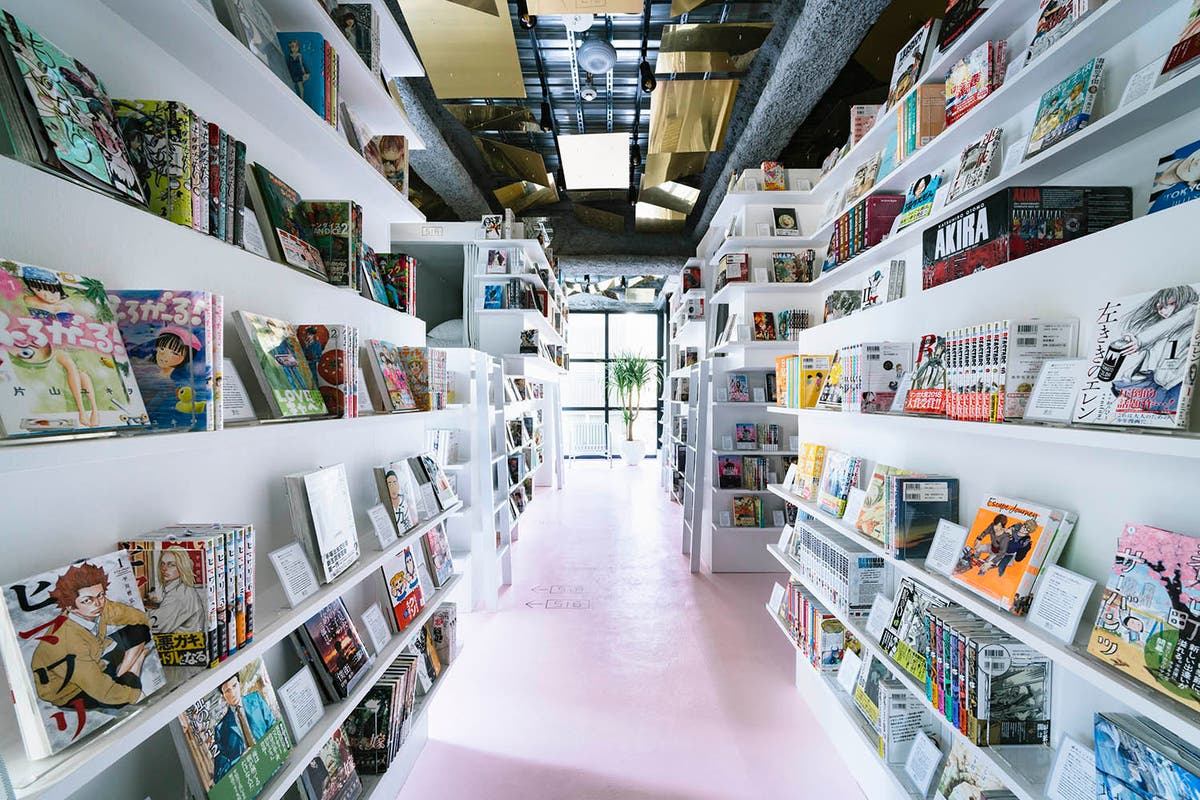 小川町 新御茶ノ水駅近 1フロア貸切 撮影 イベント 読書会 マンガに囲まれたデザイン空間 5f女性フロア スペースマーケット