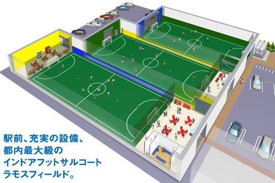 フットサルスタジオライズ豊洲 ３コート全面貸切 スペースマーケット