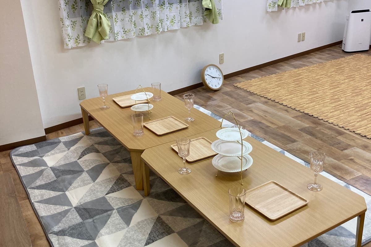 レンタルスペースはぁたん家 設置物全て使用無料 ママ会 女子会 パーティー その他教室 消毒清掃でコロナ対策もバッチリです スペースマーケット