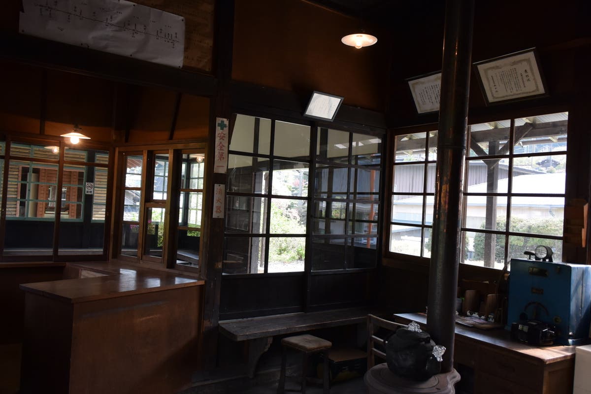 【静岡県榛原郡】昭和6年開業のレトロな木造駅舎/大井川鐵道・田野口駅