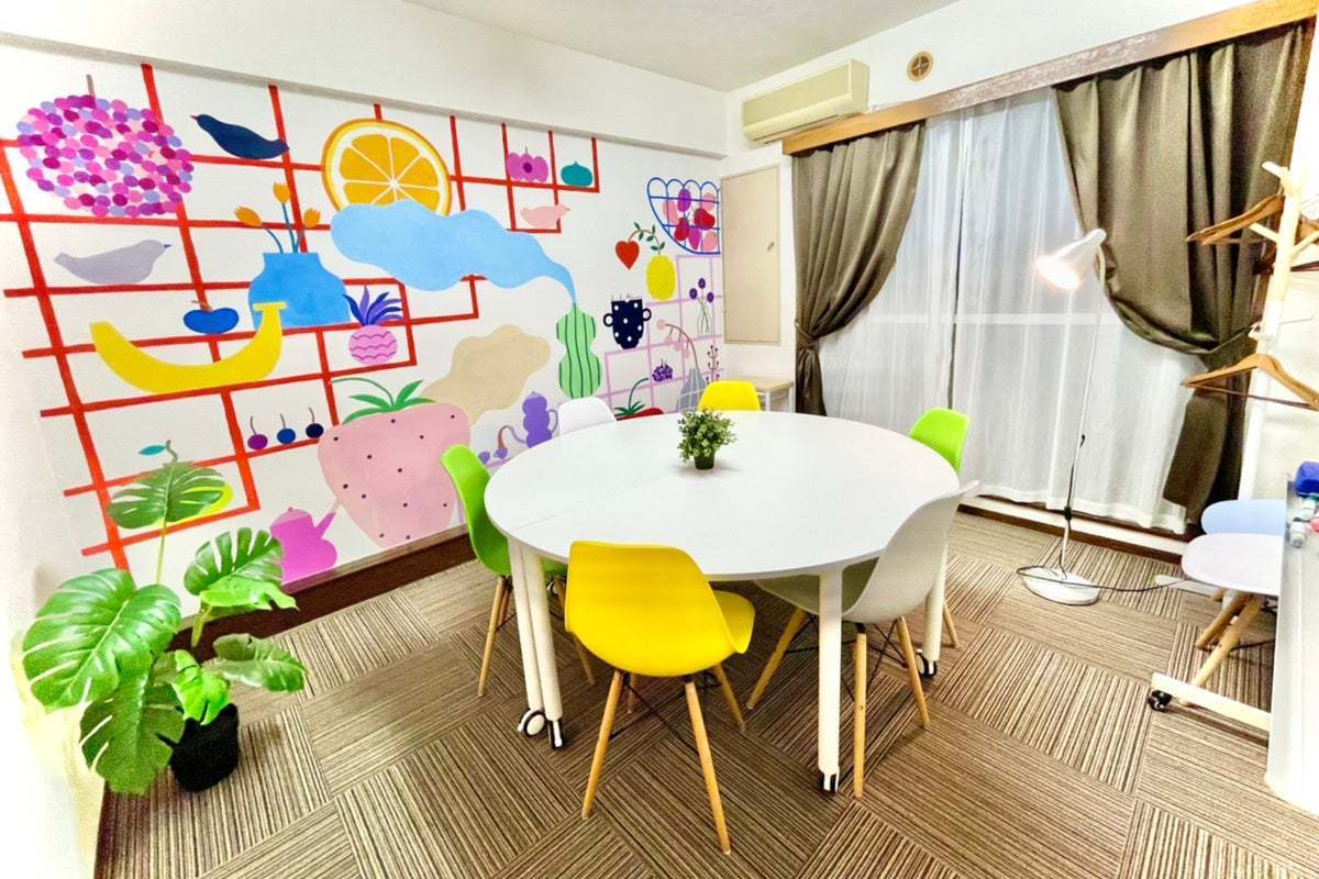 シス 名駅 名古屋駅徒歩2分 アーティストが手がけた壁画でおしゃれアート空間 ゆったり8名収容 プロジェクター無料 名駅 スペースマーケット シス 名駅 名古屋駅徒歩2分 アーティストが手がけた壁画でおしゃれアート空間 ゆったり8名収容 プロジェクター無料 名駅 スペースマーケット