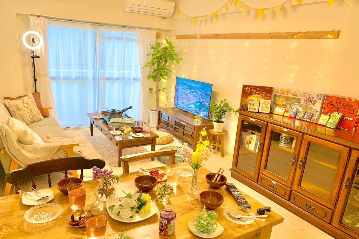 天王寺3分 ひだまり天王寺 おうちハロウィン21 誕生会 女子会 高速wi Fi 大画面tv パーティ テレワーク スペースマーケット