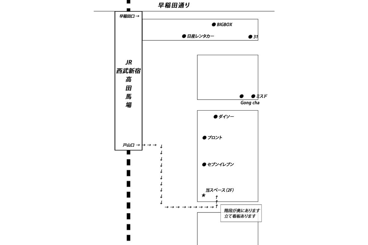 駅近 女性限定の高田馬場駅 徒歩30秒 ネイル アイサロンスペース スペースマーケット