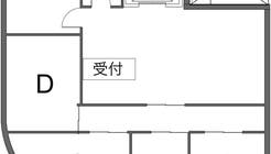 【完全個室】多用途に使用可能☆マッサージ、カウンセリング室など。の間取り図1