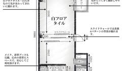 【中野新橋駅徒歩1分】HP完成記念！自然光、全10パターンの背景、アンティーク家具・アーティシャルフラワーの充実した撮影スタジオの間取り図1