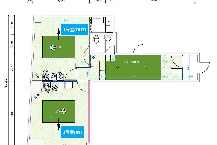 新宿5丁目でグリーンミーティングしませんか 室内練習場の個室レンジを会議や打ち合わせスペースとして利用できます スペースマーケット