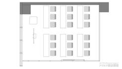 アクセア会議室田町店 第1会議室【田町駅より徒歩5分！スクール18名利用可能な会議室】の間取り図1