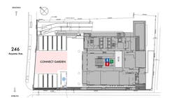 【Connect Garden】⻘山通り沿いに広がる400m²のオープンスペースの間取り図1