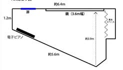 【音楽スタジオ】スタジオディライツ北浦和Aの間取り図1