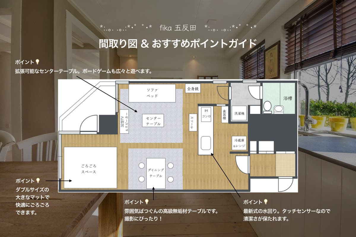 Fika五反田 春割 フルリノベデザイナーズ 五反田駅2分名wifi 各種撮影 ポートレート 女子会 同窓会 スペースマーケット Fika五反田 春割 フルリノベデザイナーズ 五反田駅2分名wifi 各種撮影 ポートレート 女子会 同窓会 スペースマーケット