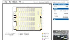 名古屋会議室 プライム 第2+3会議室【名古屋駅徒歩4分・無料Wi-Fi・最大120名・プライムセントラルタワー名古屋駅前店】の間取り図1