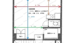 【無料最新WiFi-6・55インチ4Kモニタ】静かなスペース！最大8名！飲食OK！お気軽会議室浅草橋西口の間取り図1