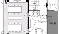 【クリエイト】日の当たる明るい会議室【西武】の間取り図1