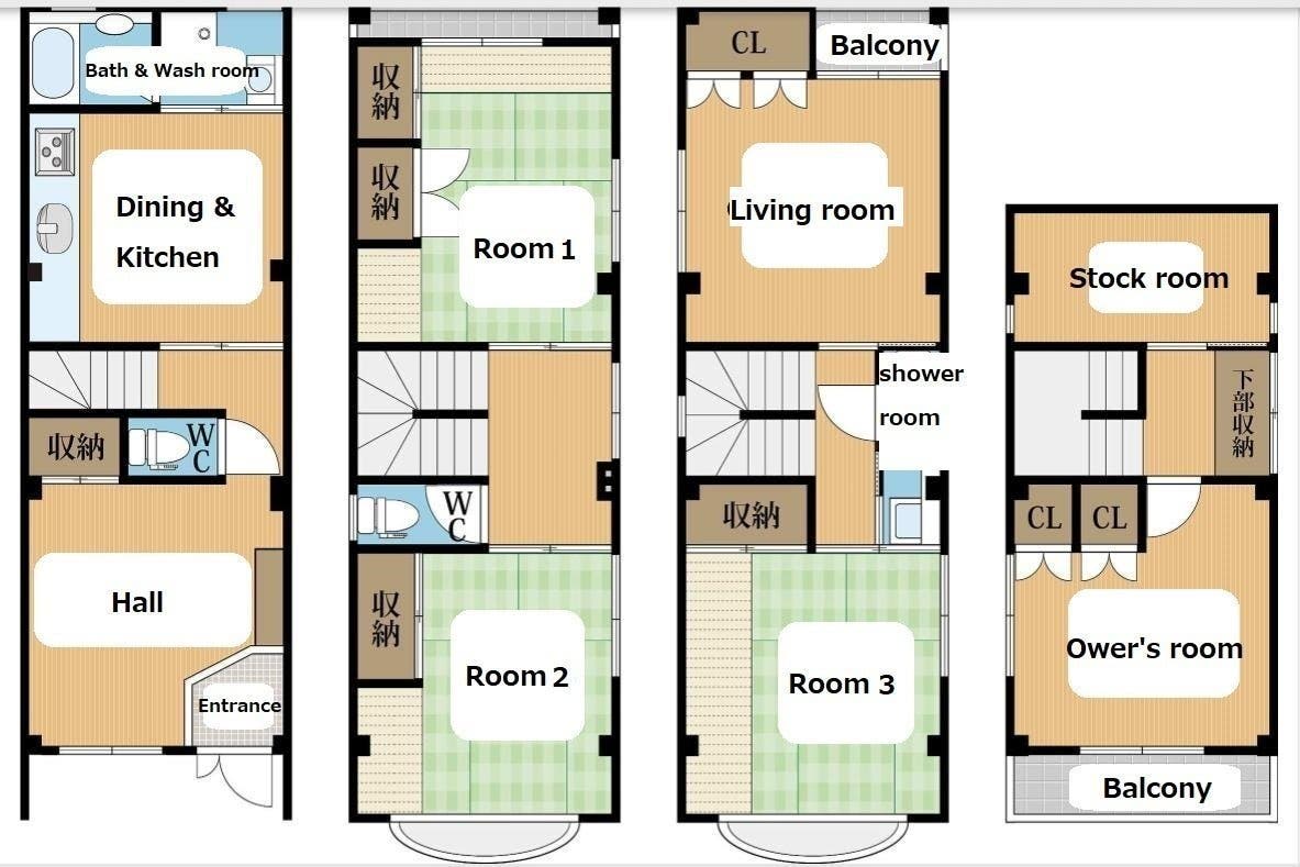 京橋 蒲生4丁目 キレイ大きな一軒家 少人数のパーティ 料理教室 ゲーム会 レッスン セミナー 撮影 キッチン バスルーム付 スペースマーケット