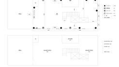 新木場駅徒歩5分　約163㎡・天井高約4mの白いインダストリアルな空間。の間取り図1