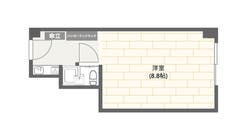 【SS新大阪617】✨設備全無料貸出⭐️新大阪東口１０秒❗️駅目の前✨WiFi⚡️プロジェクター✨完全個室+多目的の間取り図1