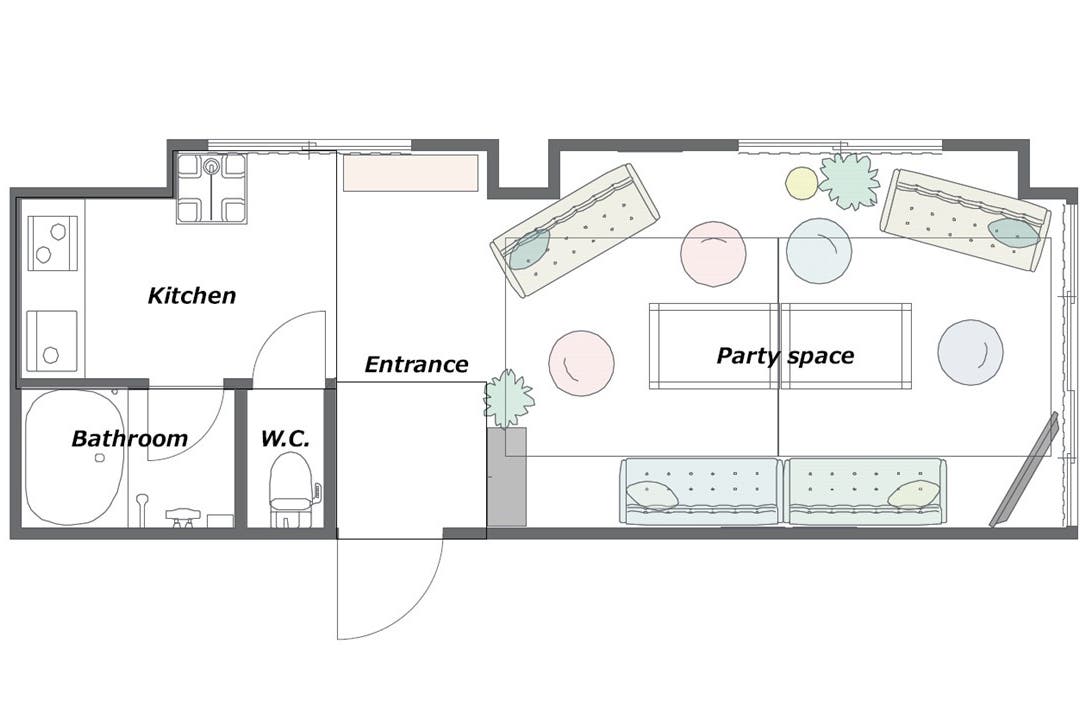 New B U Room秋葉原 駅徒歩5分 最大15人収容 大型テレビ 撮影採光 オフ会 女子会 おうちデート スペースマーケット New B U Room秋葉原 駅徒歩5分 最大15人収容 大型テレビ 撮影採光 オフ会 女子会 おうちデート スペースマーケット